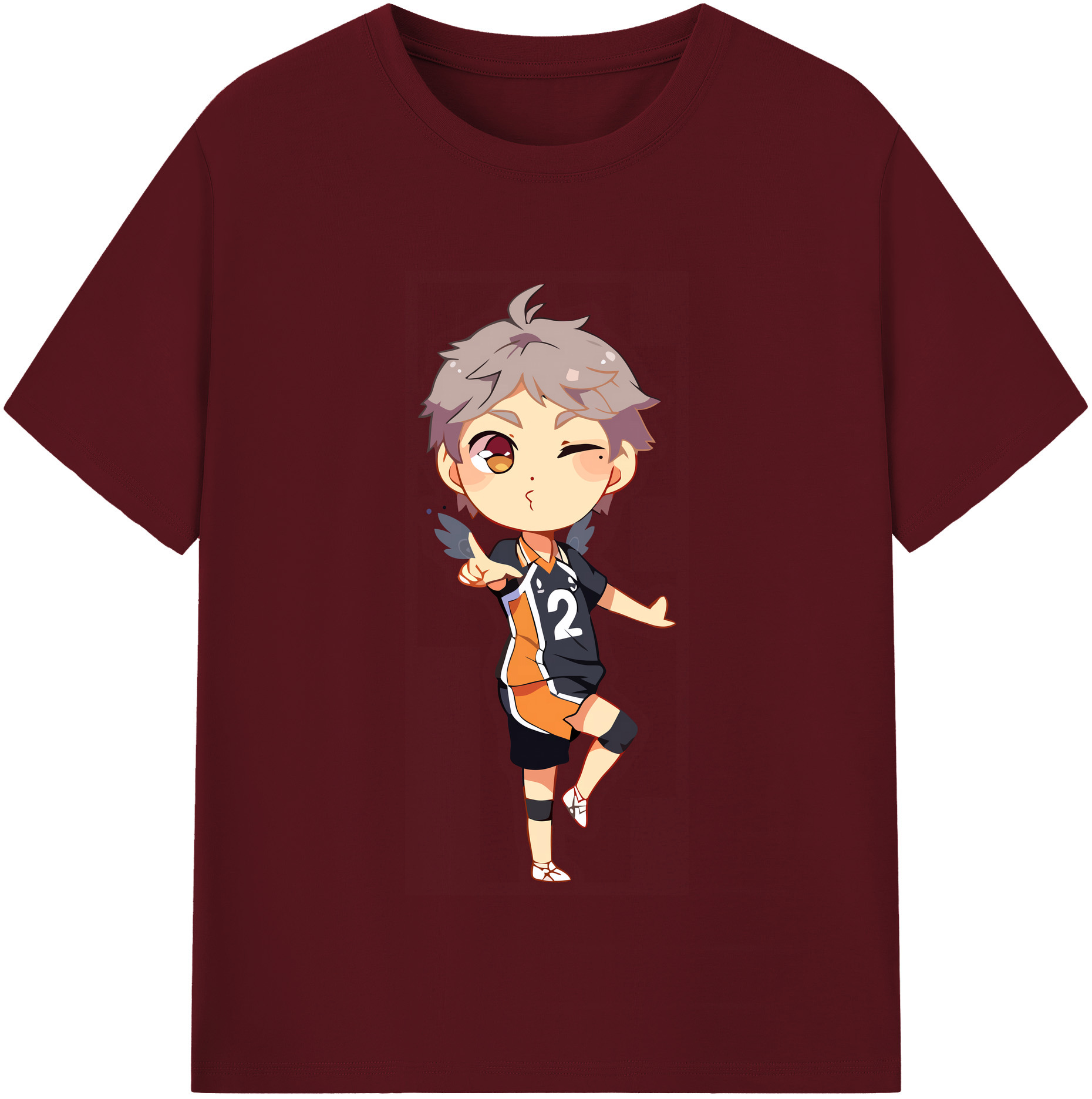 （画像用） ハイキュー!! Haikyu!! 綿100％半袖Tシャツ（フロントプリント）